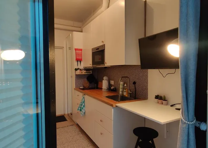 Mikrohub45 - Taeismoebleeritud Ja Koigi Mugavustega Soodne Stuudiokorter Appartement